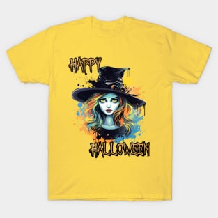 Spooky Witch Happy Halloween T-Shirt
